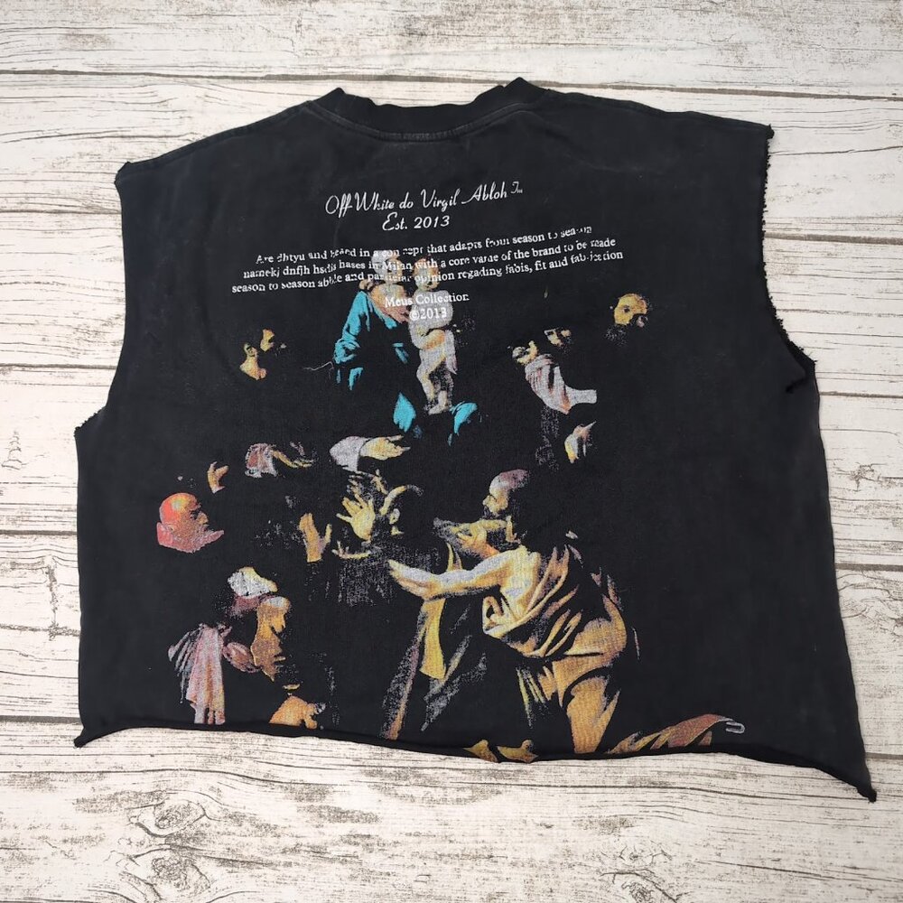 Off-White Stamp Mary Over Short-Sleeve Tee 'Black/White' - ALTERED - Picture 9 of 11